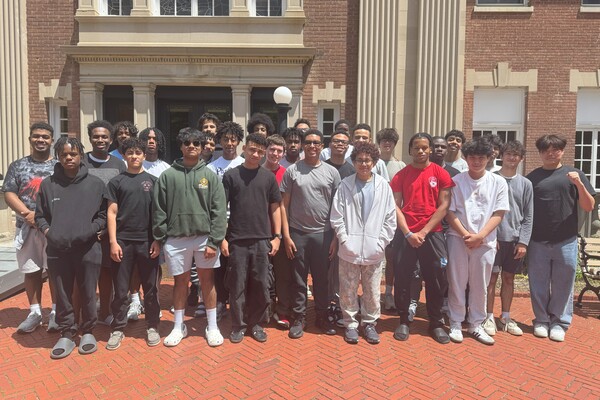 Students engaging in peer ministry